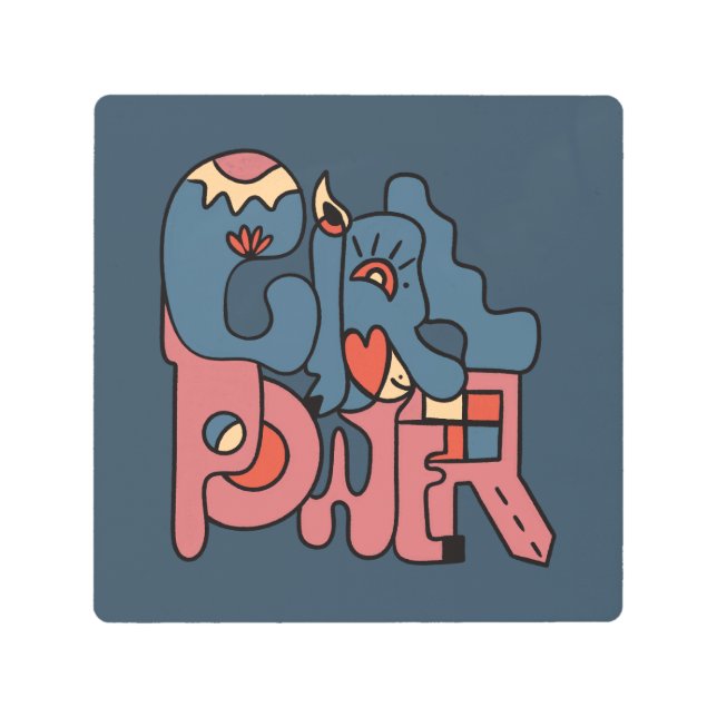 Impresión En Metal Versión chica de Power Dark (Anverso)