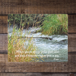 Impresión En Metal Verso de poesía Rumi