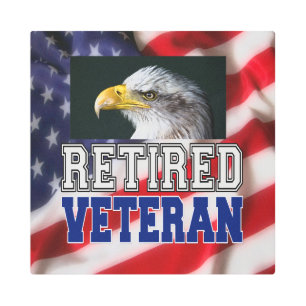 Impresión En Metal Veterano retirado