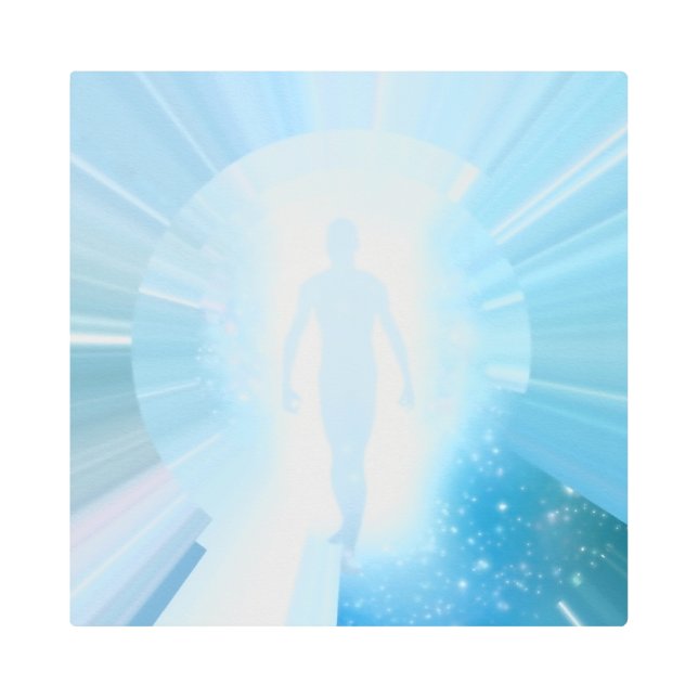 Impresión En Metal Viajar a través del espacio y el tiempo (Anverso)