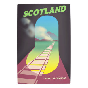 Impresión En Metal Viajar en Escocia con comodidad