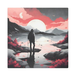 Impresión En Metal Viajero en Dusk