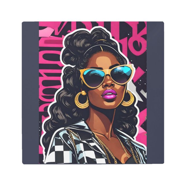 Impresión En Metal Vibe urbano (Anverso)