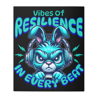 Impresión En Metal Vibes de resiliencia