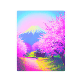 Impresión En Metal Vibrant Mount Fuji Metal Print | Painterly Sakura