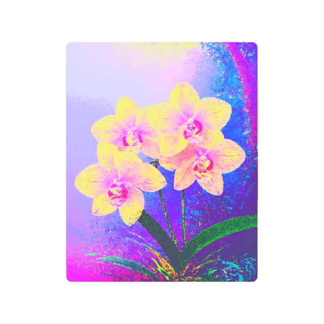 Impresión En Metal Vibrant Orchid Metal Print  (Anverso)