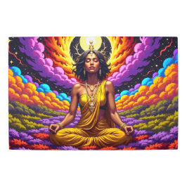 Impresión En Metal Vibrant Spiritual Meditation Metal Wall Art