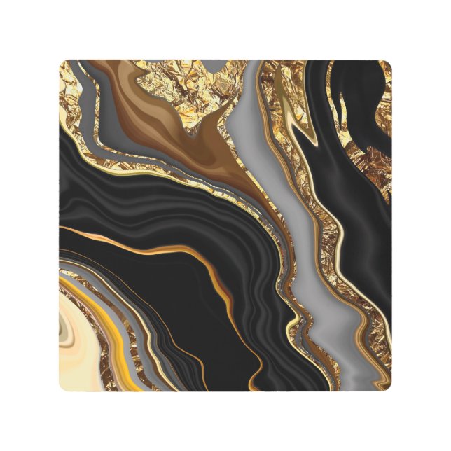 Impresión En Metal ,vibratorio,abstracto, chakra, zen, meditación (Anverso)