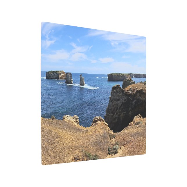 Impresión En Metal Victoria’s Bay of Islands Coastal Panorama (Angulado)