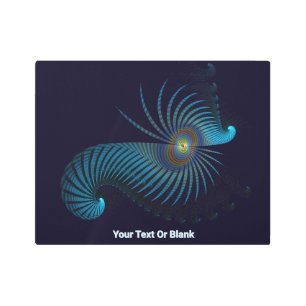 Impresión En Metal Vida bioluminiscente en el mar