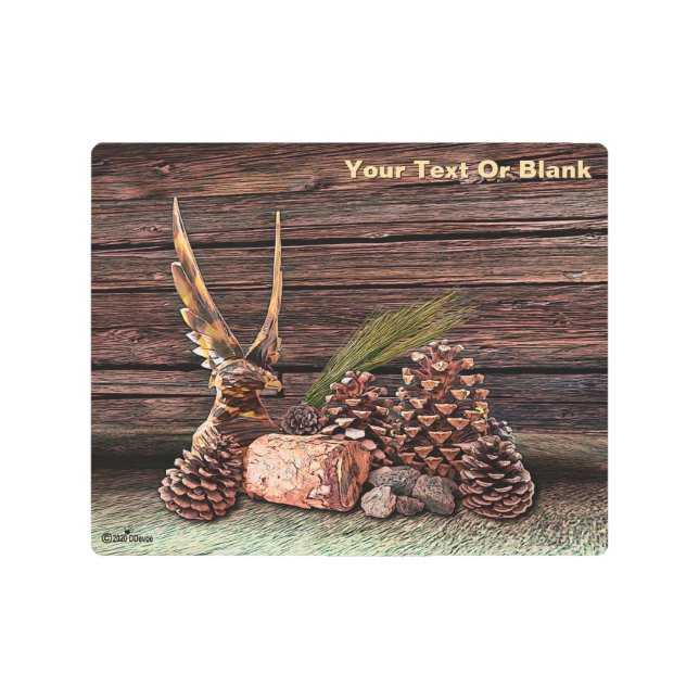 Impresión En Metal Vida fija con águila (Anverso)