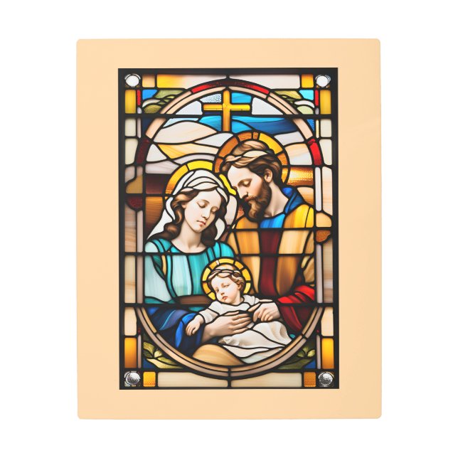 Impresión En Metal Vidrio Altisonante Rótulo Metalizado Católico (Anverso)