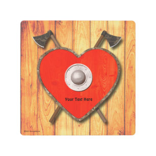 Impresión En Metal Viking Valentine