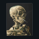 Impresión En Metal Vincent van Gogh - Calavera con cigarrillo en llam<br><div class="desc">Cabeza de un Skeleton con un cigarrillo en llamas / Calavera con cigarrillo en llamas / Crane de squelette fumant une cigarrillo - Vincent van Gogh,  1885</div>