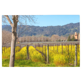 Impresión En Metal Viñedo en primavera