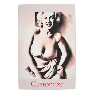 Impresión En Metal Vintage Cute Blonde Thunder_Cove