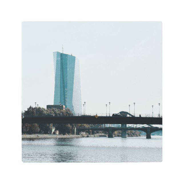 Impresión En Metal Vista de Fráncfort (Anverso)