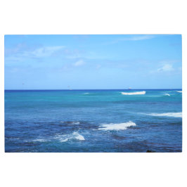Impresión En Metal Vista panorámica del océano de Hawái Metalizado Mu