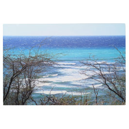 Impresión En Metal Vista panorámica del océano de Hawái Metalizado Mu