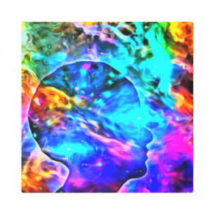 Impresión En Metal Vivid Galaxy Mind