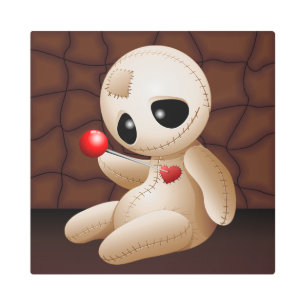 Impresión En Metal Voodoo Doll Personalizado enamorado