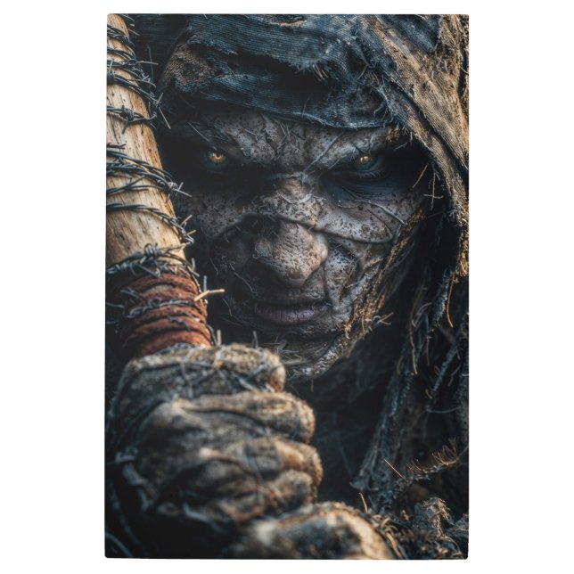 Impresión En Metal Voodoo Scarecrow: Dark Forest Guardian (Anverso)