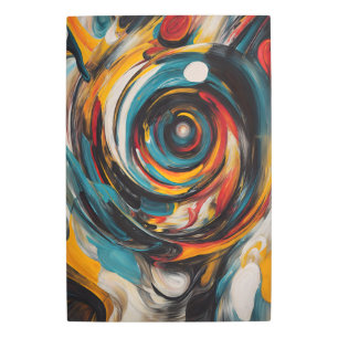 Impresión En Metal Vortex giratorio abstracto expresionismo moderno