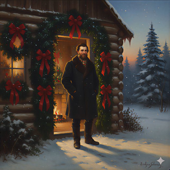 Impresión En Metal Warm Welcome: Eastman Johnson Holiday Glow (Subido por el creador)