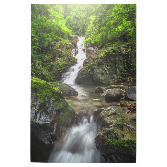 Impresión En Metal Waterfalls | Phayao Mountain National Park (Anverso)