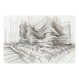 Impresión En Metal Waveform Wonder: Elegancia urbana