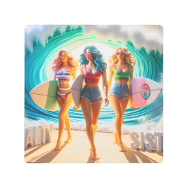 Impresión En Metal Waves & Wanderlust Collection