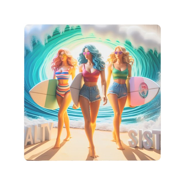 Impresión En Metal Waves & Wanderlust Collection (Anverso)