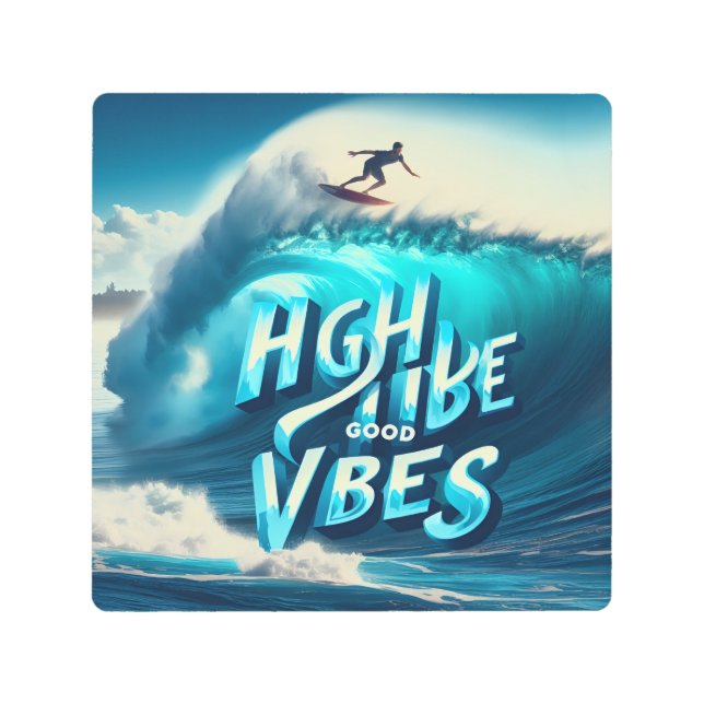 Impresión En Metal Waves & Wanderlust Collection (Anverso)