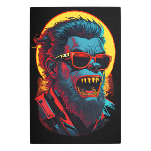 Impresión En Metal Werewolves Zombie