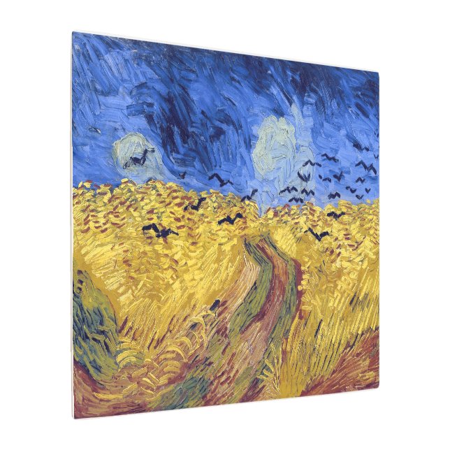 Impresión En Metal Wheatfield con cuervos | Van Gogh | (Angulado)