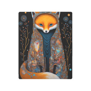 Impresión En Metal Whimsical Fox Woodland Fantasy Art