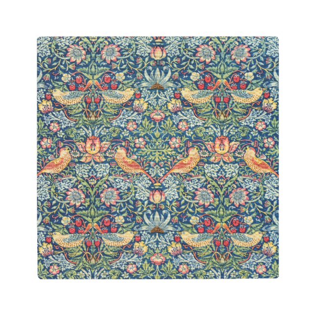Impresión En Metal William Morris - Ladrón de fresas (Anverso)