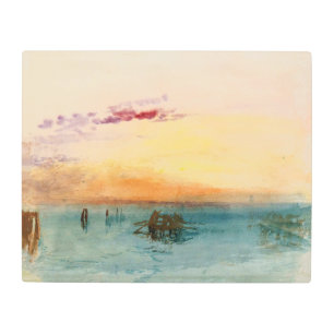 Impresión En Metal William Turner - La laguna cerca de Venecia al ata
