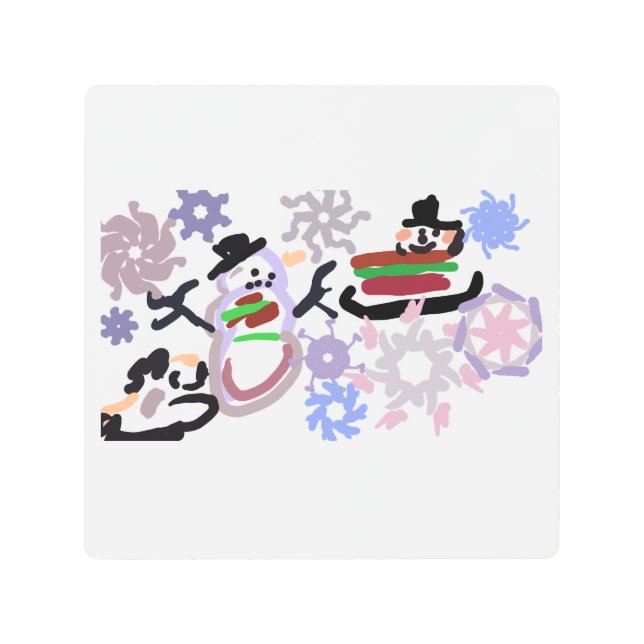 Impresión En Metal Winter play (Anverso)