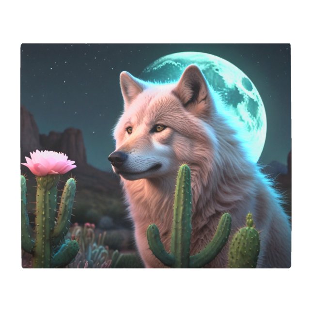 Impresión En Metal Wolf13: (Anverso)