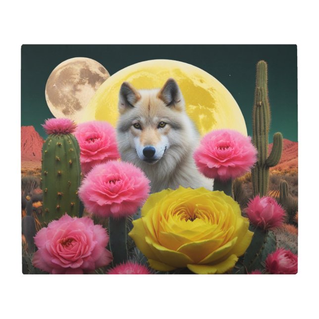 Impresión En Metal Wolf15: (Anverso)