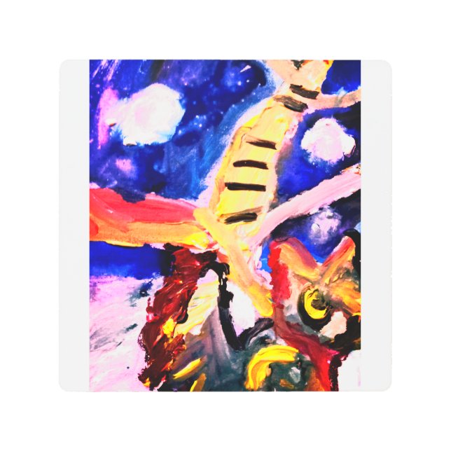 Impresión En Metal Wolf in winter  (Anverso)