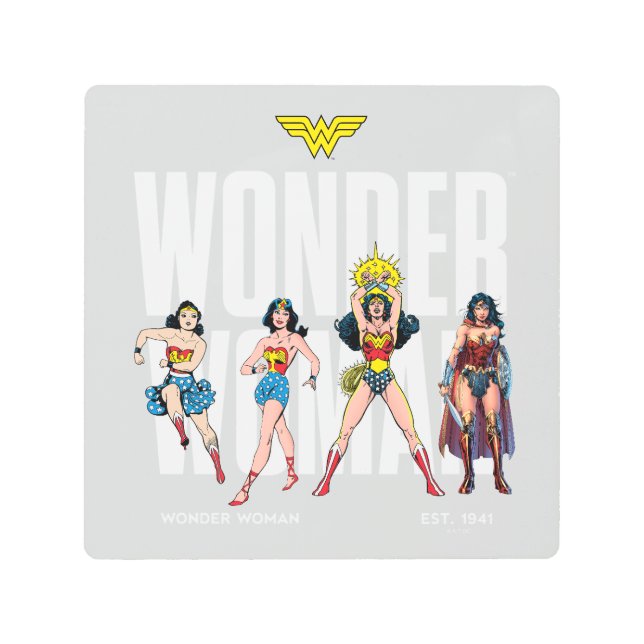 Impresión En Metal Wonder Woman Legends Forever Graphic (Anverso)