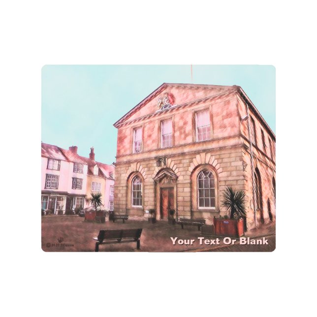 Impresión En Metal Woodstock, Ayuntamiento de Inglaterra (Anverso)