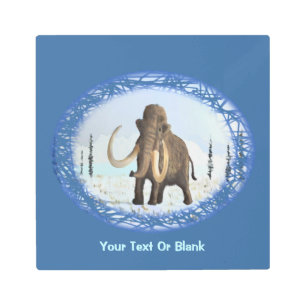 Impresión En Metal Wooly Mammoth