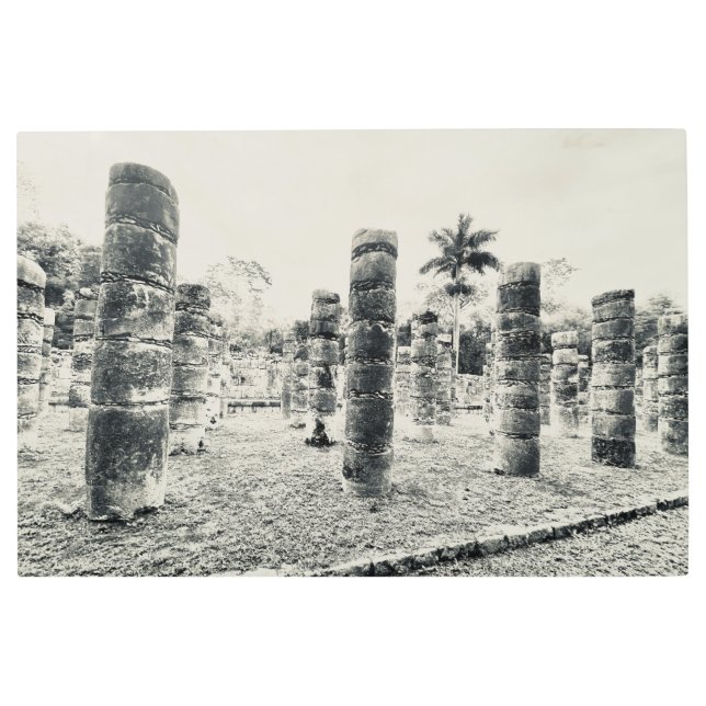 Impresión En Metal World2Celebrate: Mil columnas, Chichén Itzá (Anverso)