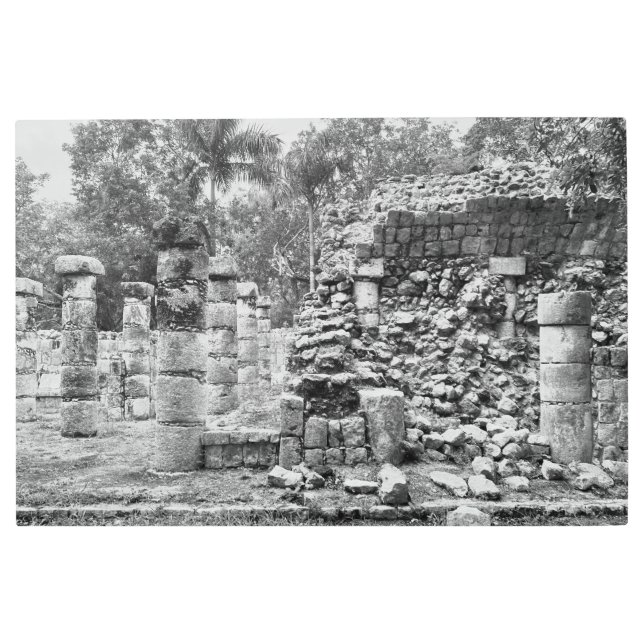 Impresión En Metal World2Celebrate: Mil columnas, Chichén Itzá (Anverso)