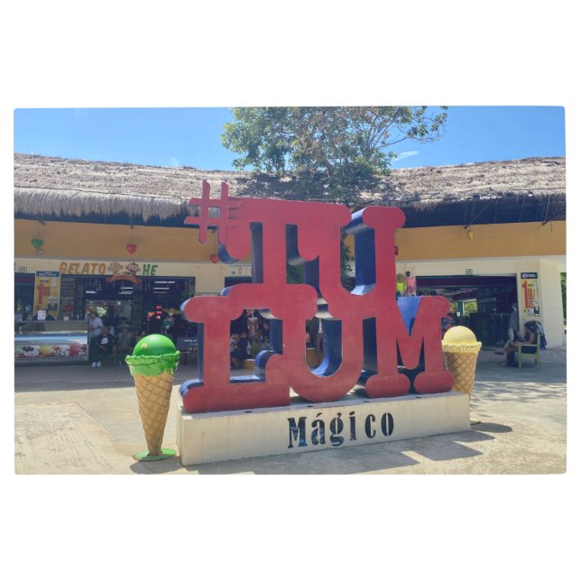 Impresión En Metal World2Celebrate: Tulum Magico (Anverso)