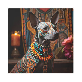 Impresión En Metal Xoloitzcuintle en el Día del Altar de los Muertos