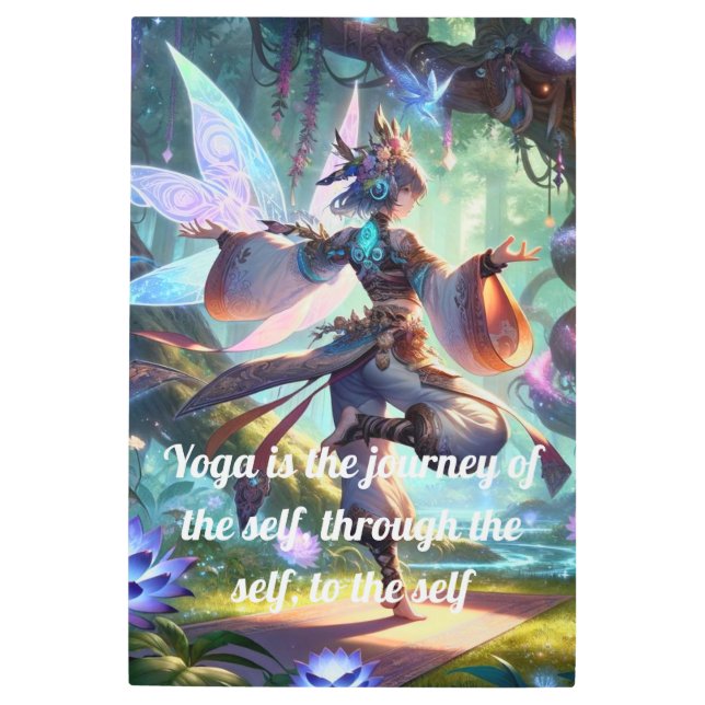 IMPRESIÓN EN METAL YOGA WALL ART (Anverso)